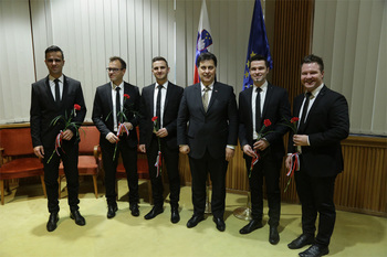 Kvintet Aeternum nastopil v Državnem svetu 