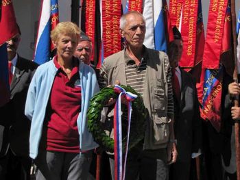 Proslava na Vodiški planini v partizanskem duhu