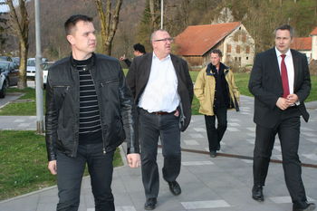 Nazarje obiskal minister Dejan Židan