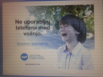 Nacionalna preventivna akcija o uporabi mobilnih telefonov med vožnjo