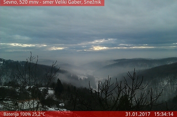 Peklensko mrzel januar v Sevnem Peklensko mrzel januar v Sevnem
