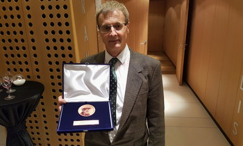 Rudi Bregar, prejemnik Bloudkove plakete za življenjsko delo v športu