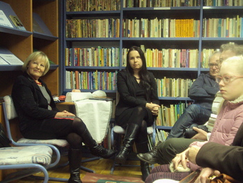Literarni večer z Aleksandro Jelušič