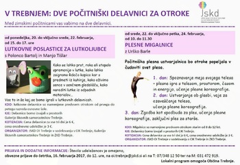 Počitniška delavnica v Trebnjem: Lutkovne poslastice za lutkoljubce