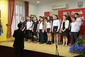 Prešernova proslava v kulturnem domu Občine Gornji Petrovci v Stanjevcih