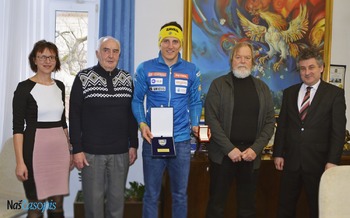 Športnik leta Hadalin prevzel priznanje