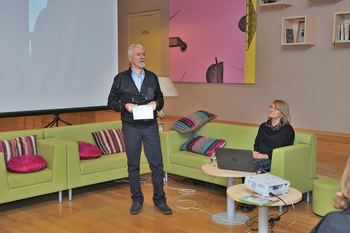 Predavanje Cirila Hočevarja o izdelovanju muzejskih lutk