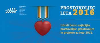 Iščemo Naj prostovoljke, prostovoljce in projekte leta 2016!