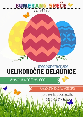 MEDGENERACIJSKE VELIKONOČNE DELAVNICE