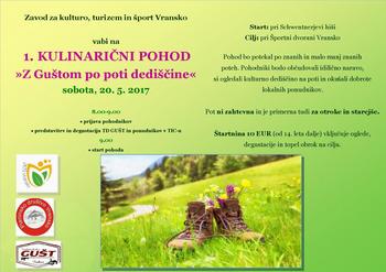 1. KULINARIČNI POHOD Z GUŠTOM PO POTI DEDIŠČINE