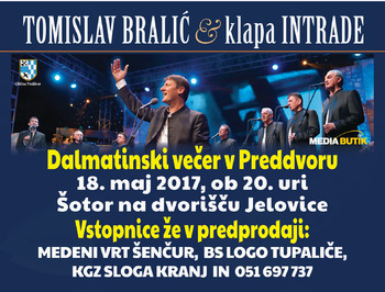 Dalmatinski večer v Preddvoru