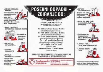 ZBIRANJE POSEBNIH ODPADKOV