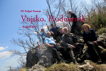 FOTOREPORTAŽA: Izlet PD Podpeč Preserje na Vojsko in Hudournik, 9. 4. 2017                      