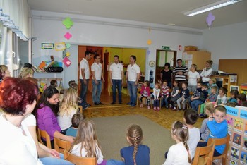 Ustvarjalne delavnice Aeternuma v vrtcu Turnišče