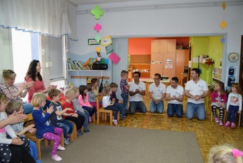 Ustvarjalne delavnice Aeternuma v vrtcu Turnišče