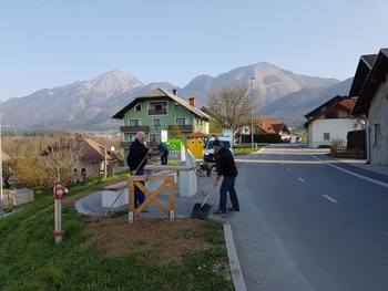 Čistilna akcija v Preddvoru 