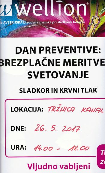 Dan preventive - brezplačne meritve in svetovanje 