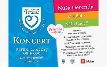 KONCERT Tržič mesto dobrih misli in želja