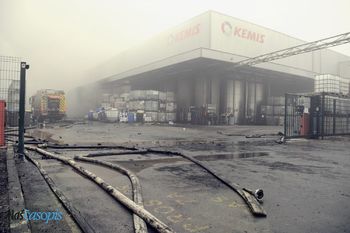 Kemis - požar: jutranje stanje
