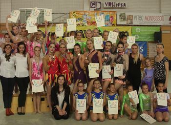 Poročilo z vrhniške prvenstvene tekme v ritmični gimnastiki