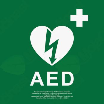 DEFIBRILATOR NA VELIKI PRESKI PRI MIZARSTVU KOS