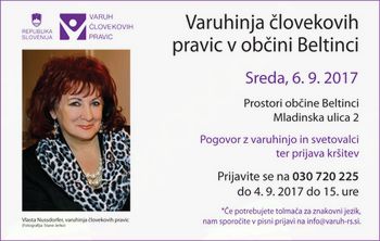 Varuhinja človekovih pravic v Beltincih