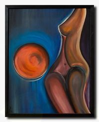 Mojmir Plevnik – mOjč, " FUZIJA I", akril na platnu, 2008 