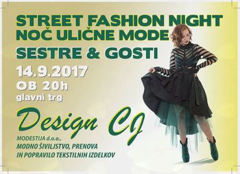 Noč ulične mode na Glavnem trgu 