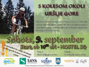 S kolesom okoli Uršlje gore 2017