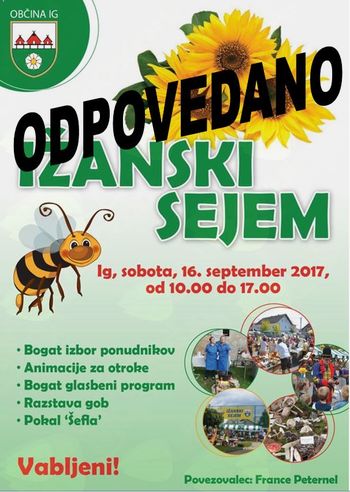 IŽANSKI SEJEM ODPOVEDAN IŽANSKI SEJEM ODPOVEDAN