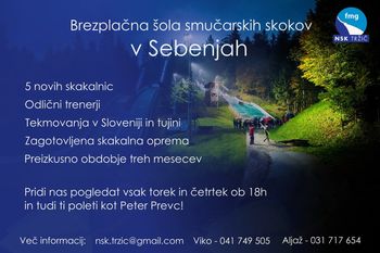 Brezplačna šola smučarskih skokov