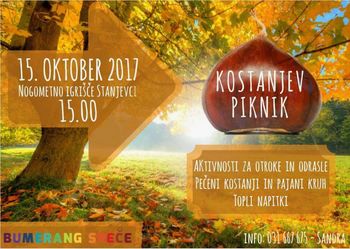 Kostanjev piknik Bumerang Sreče v Stanjevcih