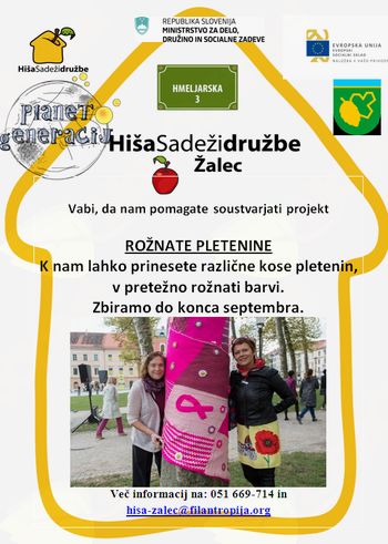 Ovijmo drevesa v rožnate barve