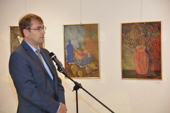 Odprtje razstave Likovne sekcije DU Ravne na Koroškem