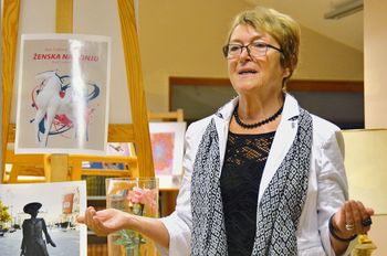 Pogovorni večer z Ano Četkovič Vodovnik v preboldski knjižnici