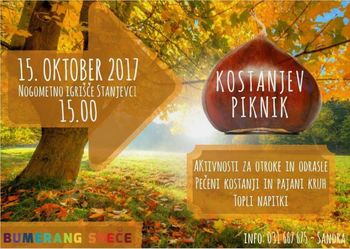 Kostanjev piknik društva Bumerang Sreče v Stanjevcih