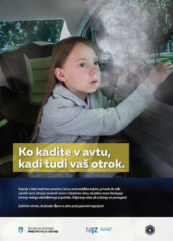 Pasivno kajenje škoduje zdravju otrok in odraslih