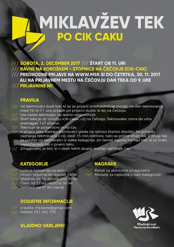 Miklavžev tek po CIK-CAKU 2017