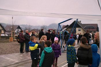 Odprtje večnamenskega igrišča Kotlje 