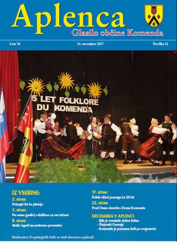 Aplenca – Glasilo občine Komenda 11/2017