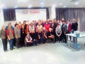 SREČANJE PREDSEDNIKOV  DRUŠTEV UPOKOJENCEV  BIVŠE OBČINE TREBNJE