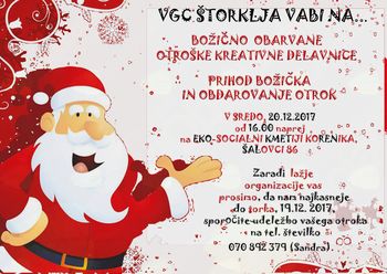 Vabilo na božične delavcnice