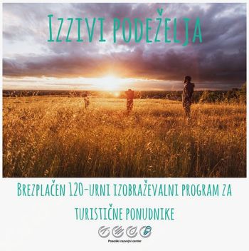Brezplačen izobraževalni program za turistične ponudnike