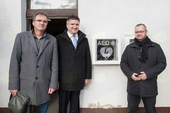Občina Veržej bogatejša za nov defibrilator
