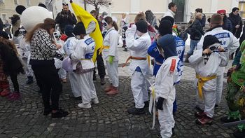 Judo pande na pustnem karnevalu