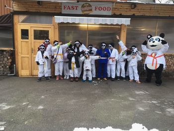 Judo pande na pustnem karnevalu