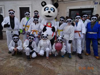 Judo pande na pustnem karnevalu