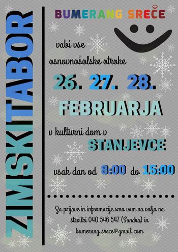 6. Zimski tabor Bumerang Sreče 2018
