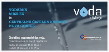 Ob mednarodnem dnevu voda dnevi odprtih vrat