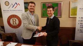 Mladi Rotarijci iz Slovenj Gradca in Velenja podprli prizadevanja Mladinske iniciative za 3. razvojno os